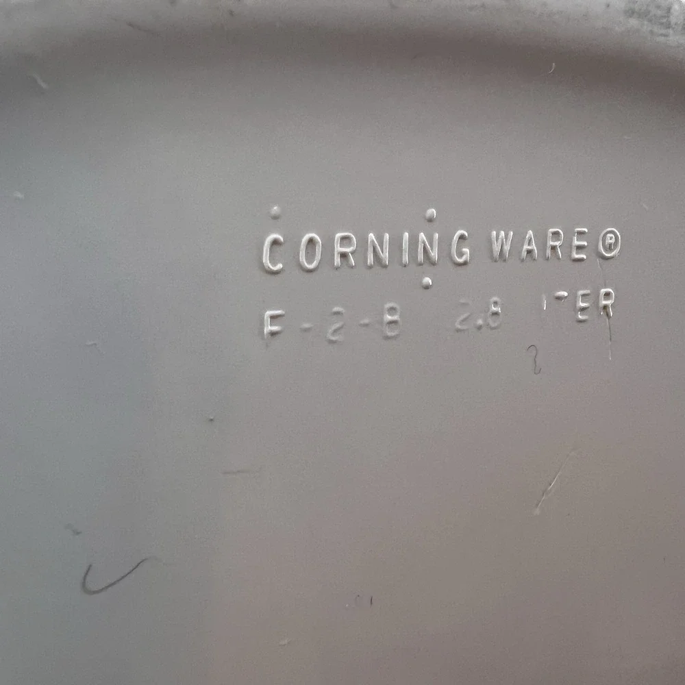 Corning Ware Callaway Ivy Oval Casserole Dish F-2-B 2.8 Liter 3 Quart No Lid